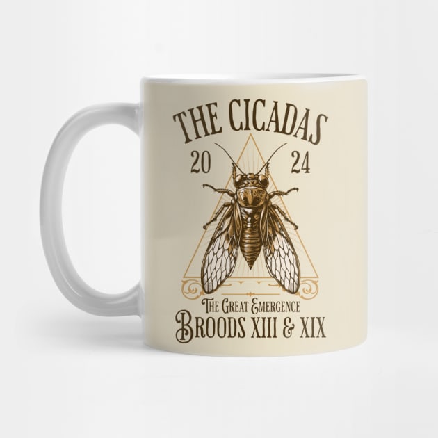 Cicadas 2024 - Brood XIX Brood XIII - Funny Cicada Lover by OrangeMonkeyArt